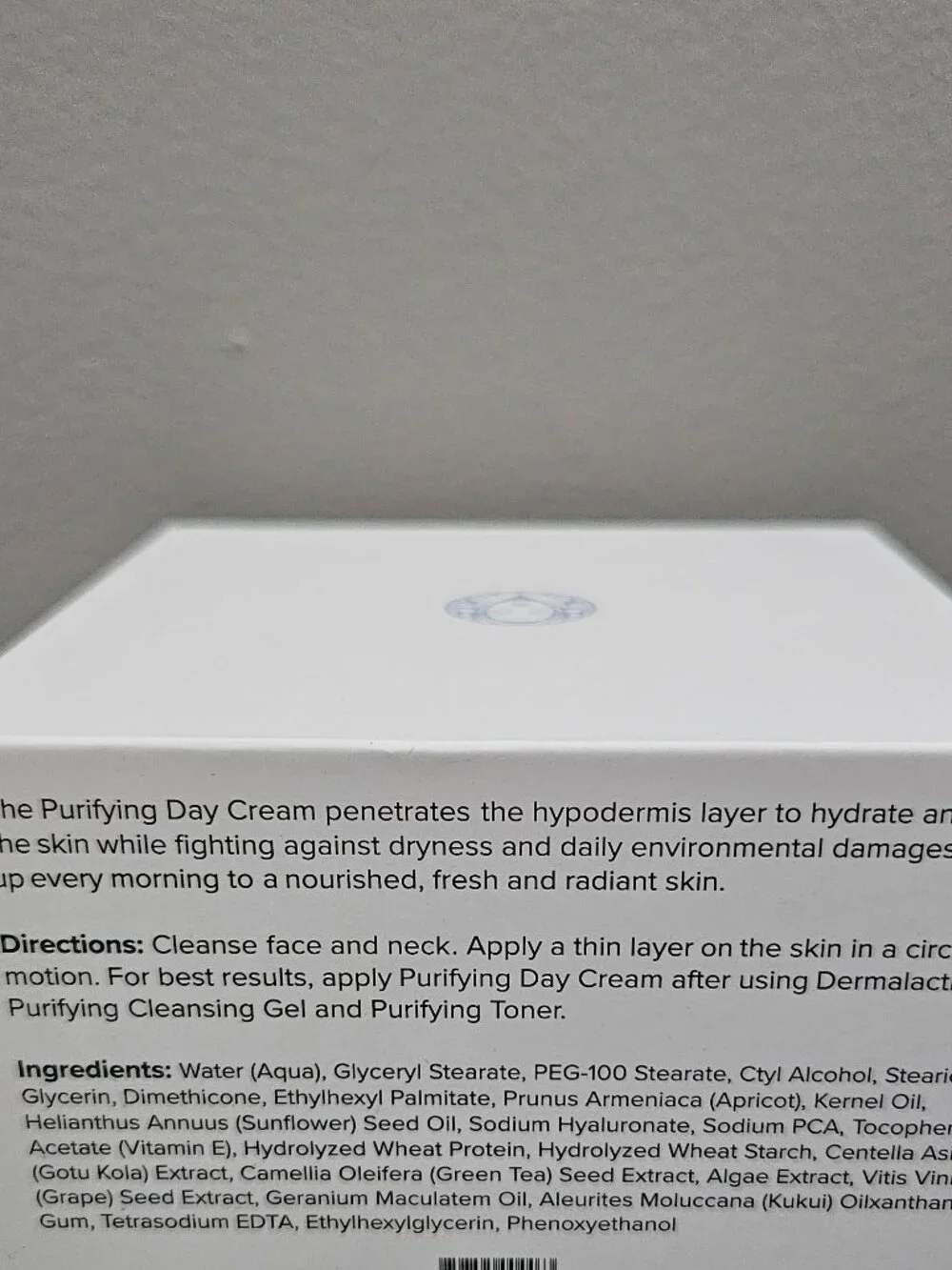 DERMALACTIVES PURIFYING DAY CREAM - 1.7 fl oz \ 50 ml - BRAND NEW - SEALED